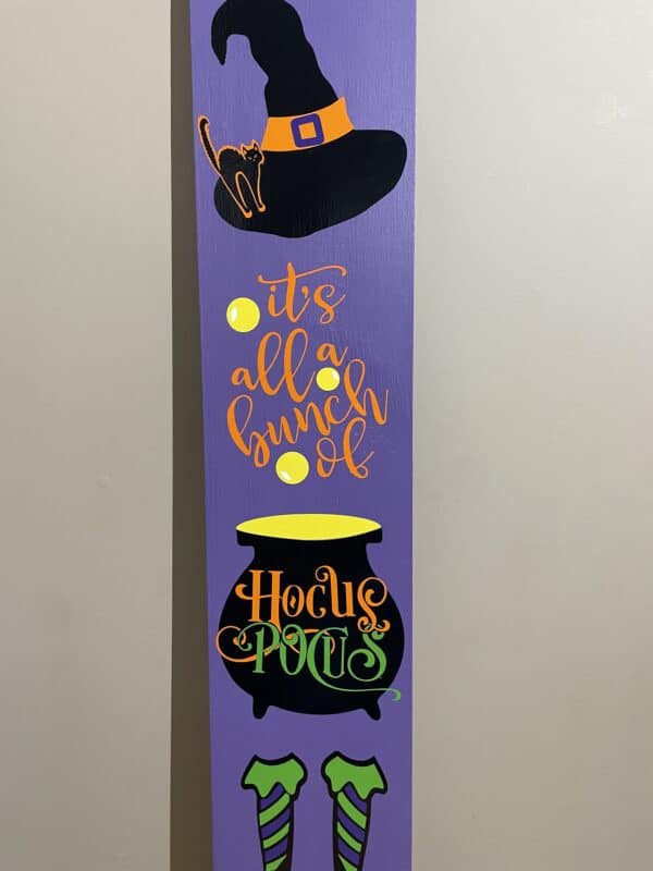 Hocus Pocus Porch Sign. Indoor Outdoor Halloween sign.