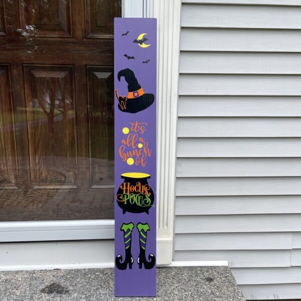 Hocus Pocus Halloween porch sign. Indoor, outdoor 48" H.