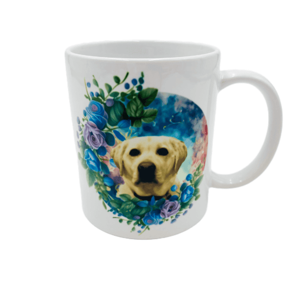 Pet gift with custom image of dog. Can be personalized.