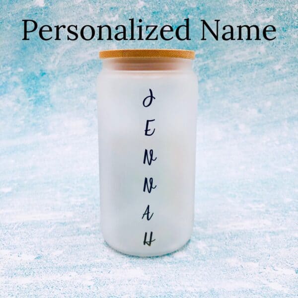 Personized Women of the Bible tumbler. Custom name down the back of tumbler.