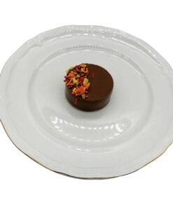 Fall Chocolate Covered Oreos with Sprinkles. Thanksgiving Desserts.