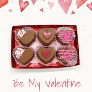 Valentine's Day Chocolate Covered Oreo's, heart shaped, thick milk chocolate. Personalized Gift.