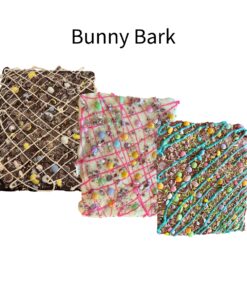 Easter Breakable Bunny Bark with Cadbury eggs and M&M’s