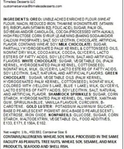 St. Patrick's Day Chocolate Covered Oreo Ingredients