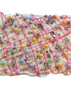 Gourmet Easter Breakable Bunny Bark Milk, White & Dark Chocolate with Cadbury Eggs & M&M’s