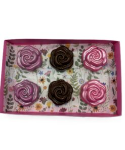 Mother’s Day chocolate covered Oreo rose trio in gift box ready for gifting